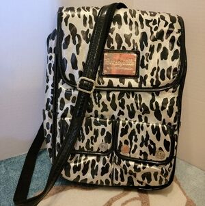 Betsey Johnson Monochrome Animal Print Bag